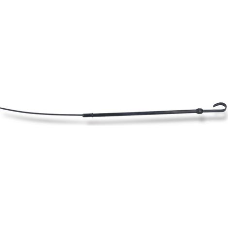 Jeffergarden Tube de jauge d'huile moteur 30,5 cm en acier inoxydable de remplacement de l'outil de jauge de niveau d'huile liquide pour moteur Chrysler 318 340 360 Noir (1/5)