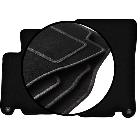 Komplettset Veloursmatten für: Mercedes SL R230 Roadster (2001-2011)