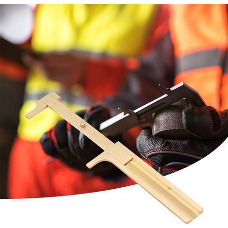 Tragbarer Messschieber aus massivem Kupfer, 0-80 mm, Messlineal für die Archäologie (1/5)