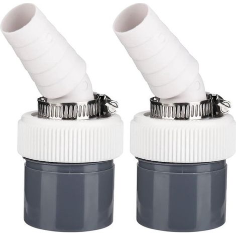 Adattatore di scarico per lavatrici, diametro di ingresso 19-24 mm, tubo di scarico per collegare lavastoviglie e lavatrici, semplicemente piegato (1/5)