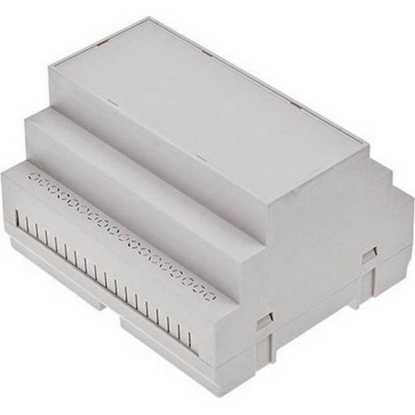 TRU COMPONENTS TC-7910828 Contenitore da guida DIN 65 x 90 x 105 ABS-V0 Grigio 1 pz. (1/3)