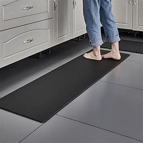 Tapis De Cuisine Tapis En Mousse À Mémoire De Forme Anti Fatigue Tapis Imperméable Antidérapant Nettoyage Facile Épaissir ,45180cm. (1/5)