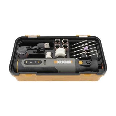 Gravierer worx wx106 8 V mit Koffer und Ladekabel