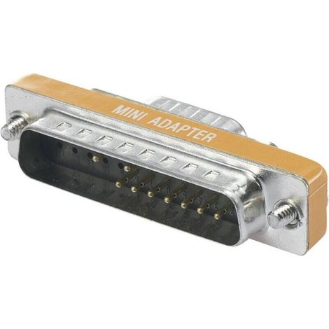 9-pin female to 25-pin male SUB-D adapter – Part number A807832, reliable industrial connector