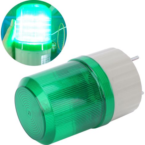 Voyant lumineux LED rotatif/clignotant BERM® BEM-1101, vert, 24 V CC (1/5)