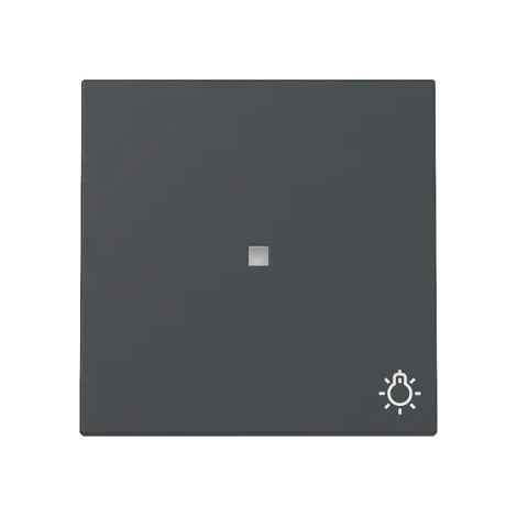 GIRA 367428 INTERRUPTEUR À BASCULE AVEC FENÊTRE DE CONTRÔLE + SYMBOLE LUMINEUX E2 ANTHRACITE