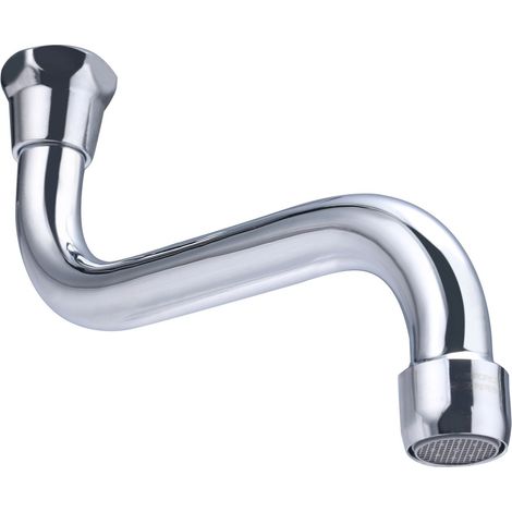Caño de Grifo en S QUICK PLOMBERIE - H 3/4 - Ø18 Longitud 150mm
