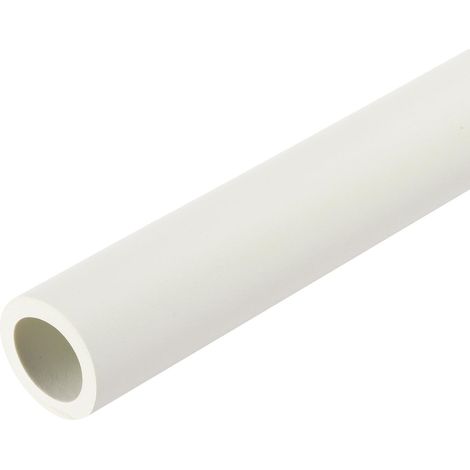 Tube d'Isolation en Mousse pour Tuyau, Conduits Isolants Thermique 61cm/24", Tuyaux Caoutchouc en Mousse ID 25mm OD 35mm pour Support Poignée Chauffage Tube Climatisation, Blanc (1/5)