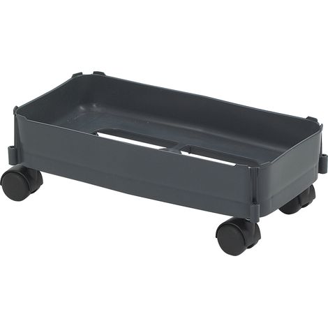 GRAF carro de transporte para contenedor multiusos 60 L gris oscuro ruedas blandas - para suelos duros