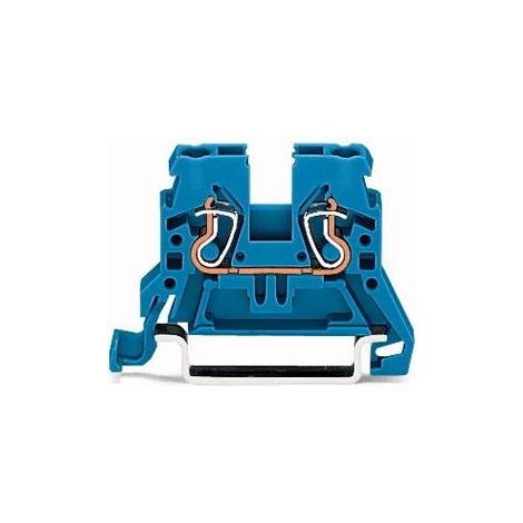 Borne de passage 2C / 2.5 mm² / Bleu WAGO CONTACT 870-904 (1/2)
