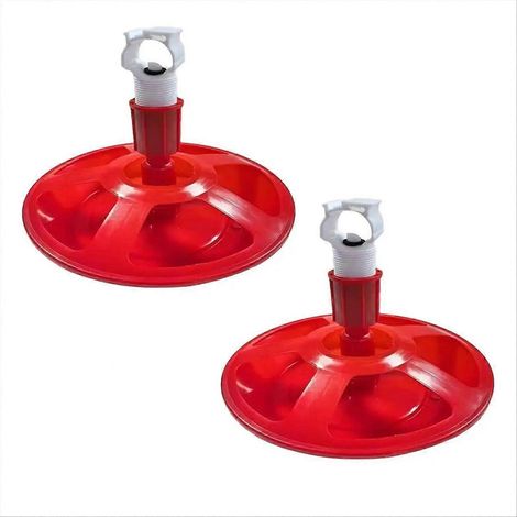 Abreuvoir automatique pour poules, gobelet distributeur d'eau pour volailles, abreuvoir à pression pour poulailler, kit de 4 pièces, fixation facile, matériau résistant, idéal pour élevage de poulets (1/5)