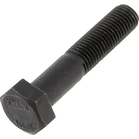 TH M10X60/26 Pas 100 Acier 10.9 Noir Filetage Partiel DIN 960 (1/2)