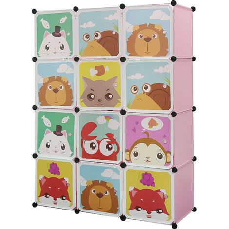 Zapatero negro de 10 capas 100×30×176 cm (1/5)