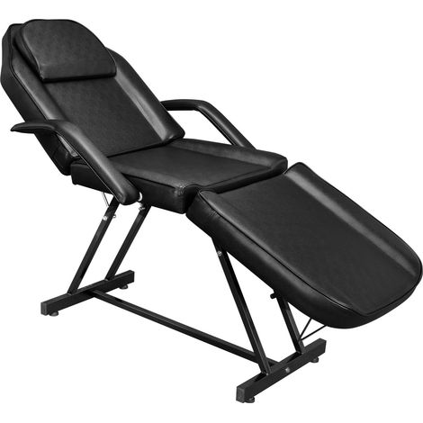 Chaise de tatouage, lit d'esthéticienne, chaise multi-usages pour salon de coiffure, spa, équipement de salon de beauté, noir (1/5)