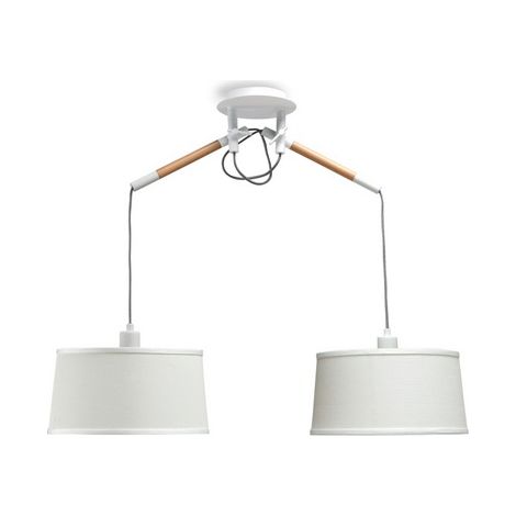 Lámpara de techo de  2Luces serie NORDICA acabado MANTRA (1/3)