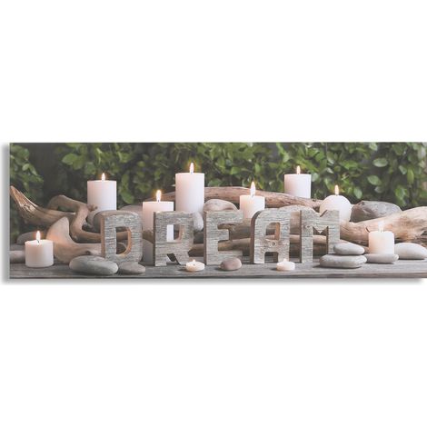 Art for the Home Dream Kerzen LED Leinwandbilder 30x90cm (1/5)