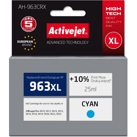 Tinta Activejet para HP 963XL 3JA27AE reg AH-963CRX