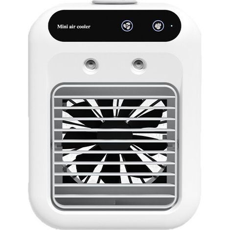 Mini Ventilateur Rafraîchissant - USB Rechargeable, Portable - Pliable et Compact - Parfait pour Camping, Voyage, Plage - Alovez