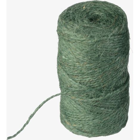 Ficelle en jute verte - 75 ou 90m 75 mètres