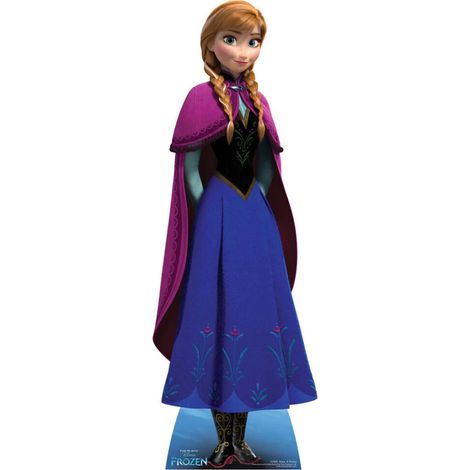 Figurine en carton Disney La Reine des Neiges Anna (Mini Format) Hauteur 96 cm