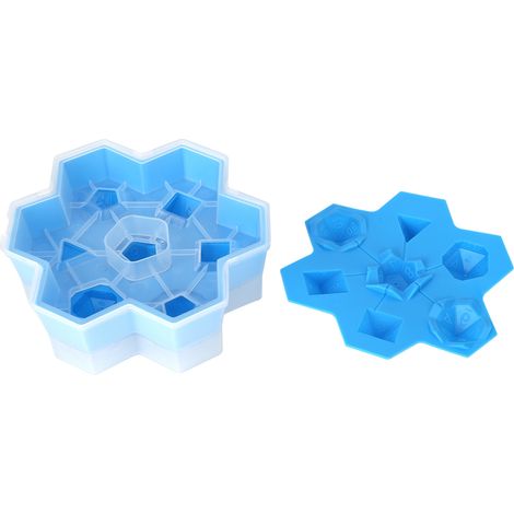 Moule à Glaçons en Silicone Alimentaire pour Desserts, Glaces, Chocolat et Savon Artisanal (1/5)