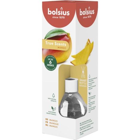 Bolsius True Scents Bâtonnets Parfumés Mangue Exotique 60 ml
