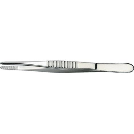 Universalpinzette gerade stumpf-breit Länge 120 mm