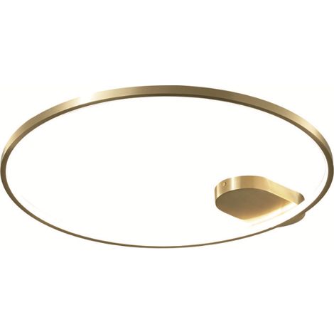 Elyptica C – Deckenleuchte, 40 cm, LED, modern, Gold