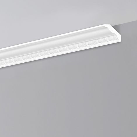 €0,75ml STOCK . Pacco da 160ml di cornice decorativa in polistirene compatto XPS 45X40x2000 LD10G