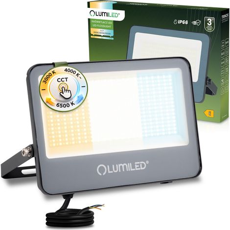 LED-Flutlicht Trinox 100W 11000lm CCT IP66 Grau Lumiled (1/5)