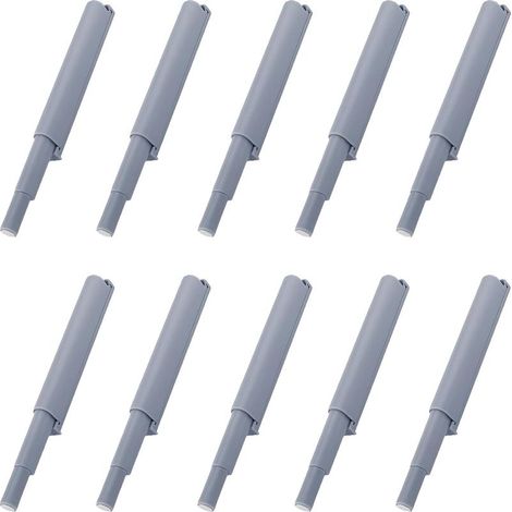 Set mit 10 magnetischen Türverschlüssen, Türöffner mit Druckfunktion, Türdämpfer für Möbel, Türdämpfer mit Soft-Close-Funktion (1/5)