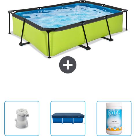 Exit Pool Rechteckig - 300x200x65 cm - 4-teilig SCB75 (1/4)