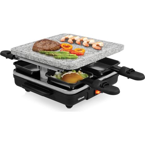 Raclette 4 personnes 600 W Noir