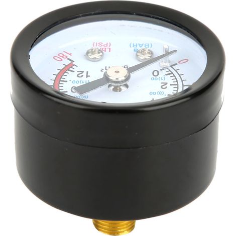 Manomètre de pression pour compresseur d'air Y40, instrument de mesure de pression à boîtier en fer (1/5)