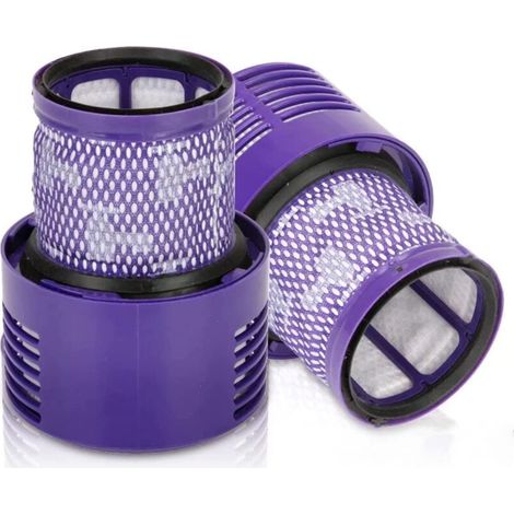 Filtre pour Dyson V10 SV12,2 Filtres pour Dyson Cyclone V10 SV12 Series Aspirateurs V10 Absolute Animal Motorhead Total Clean, 2 Pack Filtre Lavable de Rempalcement Pièce Dyson DY-969082-01 (1/5)