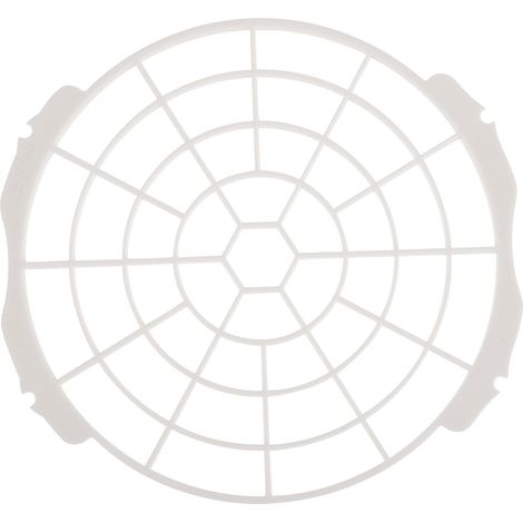 Adaptador de escape para aire acondicionado portátil, rejilla antipolvo de plástico blanco, rejilla de malla redonda, para acampar y que filtra eficazmente las impurezas (1/5)