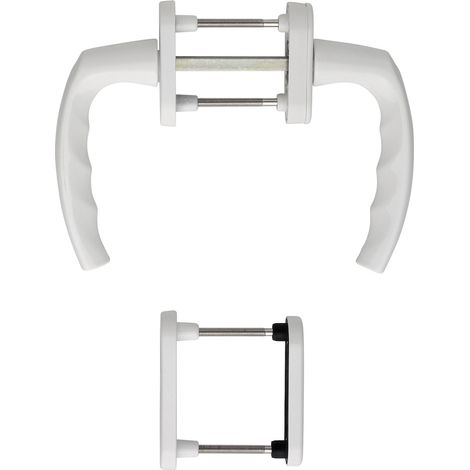 HOPPE® Fenstertürgriffgarnitur Atlanta 0530/66N/U26, Aluminium, 2266574