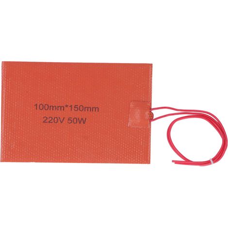 Zoternen Chauffage de tambour chauffant rapide à tampon de chaleur en silicone en silicone pour l'équipement industriel 220V 50W (1/5)