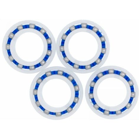 Set of 4 adjustable ball bearings for the Polaris 280 180 C60 pool robot wheel (1/5)
