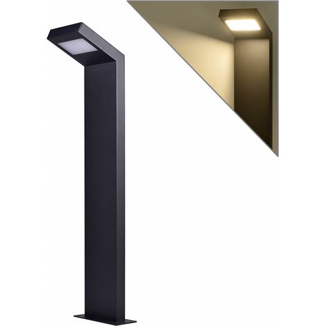 LAMPADA LED DA GIARDINO GRIGIA 10W LUCE NATURALE 4000K° - ILLUMINAZIONE ESTERNA IP54 DESIGN MODERNO E RESISTENTE (1/5)
