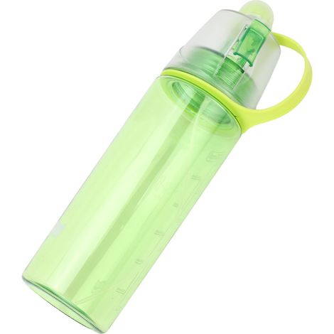 Großvolumige Sprühflasche aus Kunststoff mit transparenter Skala, ideal für Sport, Wandern und Picknicks. Umweltfreundlich und nachhaltig. (1/4)