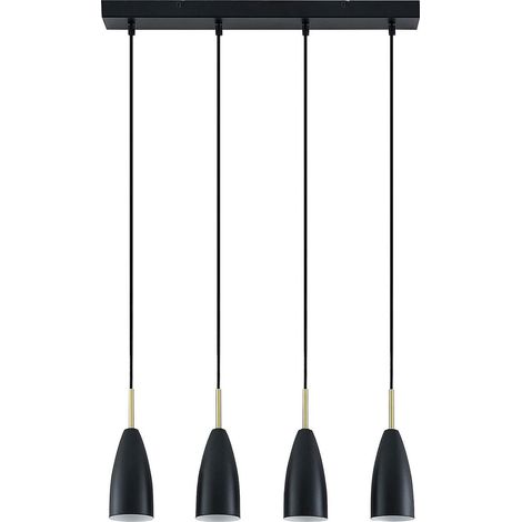 [NEUWERTIG] Pendelleuchte Hangeleuchte Deckenlampe Lampe E14 Schwarz Lindby Caylee
