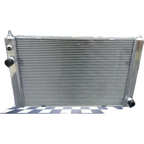Radiateur, Construction en Aluminium, 650 mm × 438 mm × 40 mm, Compatibilité pour Land Rover Discovery II V8 4.0L & 4.6L, Sortie Supérieure/Inférieure 35 mm, Structure à 2 Rangées