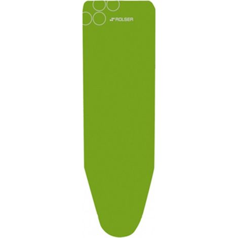 Funda mesa plancha 125x44cm fabricada en muletón color verde lima fur002 rolser