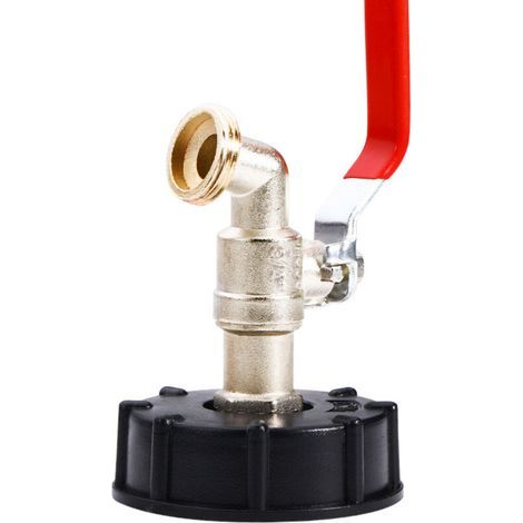 Robinet pour réservoir de 1000 litres (L), robinet universel pour raccord de tuyau 1/2\ (1/3)