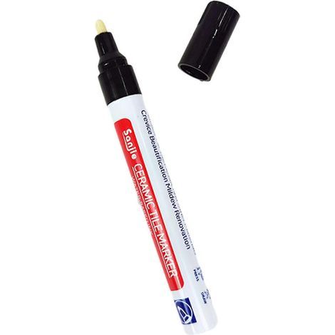 Stylo de remplissage de joints étanche pour carrelage - Accessoire léger pour la restauration des murs et sols carrelés - Noir
