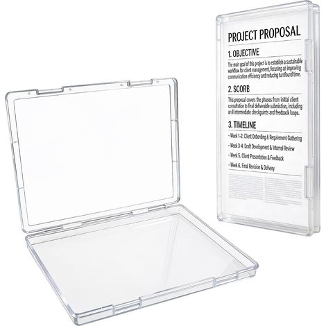 Boîte de Rangement A4, 2 Packs Petite boîte de Rangement (1/5)