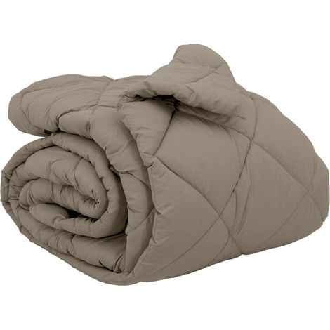 Duvet d'hiver Gris clair 220 x 240 cm Microfibre