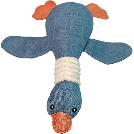 Jouet à mâcher pour chien, oies mignonnes qui couinent, jouet pour animaux de compagnie, jouet à mâcher pour les dents - Bleu (1/5)