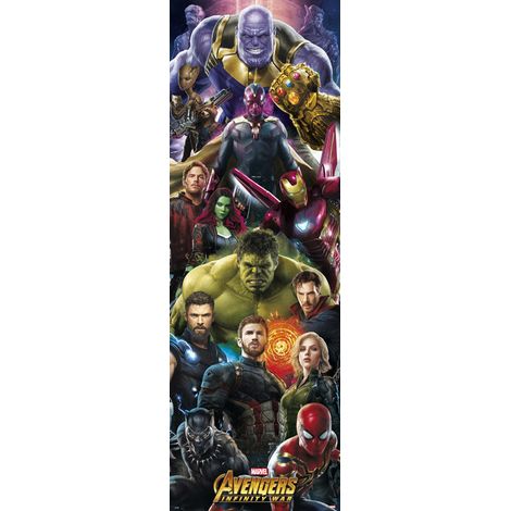 Porta poster marvel the avengers: infinity war